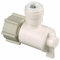 Watts 1/2 In. FPT X 3/8 In. CTS Quick Connect Stop Angle Valve 3553-0808